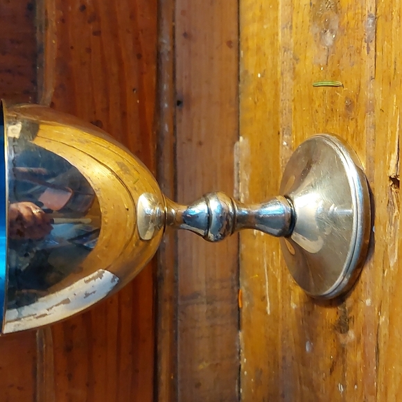 Vintage Silver Plate Chalice - Picture 2 of 3